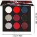  G n rique Punk Smoky Eyeshadow High Pigment Eyeshadow Halloween Eye Makeup 9 Colour Eyeshadow Palette Smoky Eye Palette Matte Punk Eyeshadow Goth Eye Makeup for Halloween Party - Buy Online on GoSupps.com