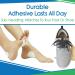 ViveSole Blister Prevention Moleskin Padding Tape - 3x5 Yards - Heel, Foot, Toe Callus Protection - Adhesive Anti-Blister Band Aid Pad for Large Feet - XL Cushion Roll - Buy Online on GoSupps.com