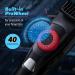 40 Precision Beard Trimmer for Men - All-in-One Electric Trimmer for Stubble Mustache Face & More - Foil Shaver with Zoom Wheel & Travel Lock - Buy Online on GoSupps.com