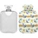 Naanle Stripes Sea Esters Anchor Hot Water Bottle - 2L Transparent Bottle for Bed Hand & Feet Warmer | Pain Relief & Heat Therapy | International Shipping Available - Buy Online on GoSupps.com