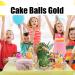 32PCS Gold Balls for Cakes Gold Cake Decorations Beautify Cake for Birthday Party Wedding Baby Shower Graduation Celebrations Gold Cake Balls Decorations for Christmas Party Anniversary - Buy Online on GoSupps.com