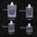 RIIEYOCA 12 Piece Portable Travel Liquid Clear Plastic Packaging Bag Combo with Funnel, Dropper, and Brush - Ideal for Shampoo, Shower Gel, Hand Sanitizer, and Daily Necessities - Buy Online on GoSupps.com