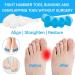 8-Piece Toe Separator Silicone | Pain Relief for Toe Misalignment & Overlapping Toes | Correct Valgus & Foot Orientation for Men & Women - Buy Online on GoSupps.com