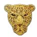 Patches for Clothes Sew On Reversible Sequins DIY Patches Embroidered Tiger Motif Beaded Applique T-Shirt Plant Jeans Jacket Accessory Leopard Lion Animal Design Type-1