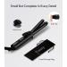 Dual Voltage Mini Curling Iron 3/4 Inch Barrel - Keratin & Argan Oil Infused Adjustable Temperature Travel Storage Bag - Perfect for International Travel - Buy Online on GoSupps.com