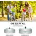 24-Pack PU Leather Mosquito Repellent Bracelets - DEET-Free Bands for Adults & Kids | Indoor/Outdoor Protection for Camping, Swimming, Fishing, Travel - Buy Online on GoSupps.com
