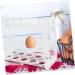Healeved Refrigerator Egg Rack Door Rack Holder Home -layer Three-layer Egg Refrigerator for Stand Organizer Fridge Kitchen White 25.00X20.00X11.00CM - Buy Online on GoSupps.com