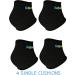 KidSole Gel Heel Strap for Kids - Relief for Heel Sensitivity & Plantar Fasciitis (Teen Sizes 6-8 Black - Buy Online on GoSupps.com