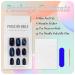 24 Pieces French Cat Eye Almond Press-On Nails | Short Oval Acrylic False Nails for Women & Girls - Perfect for Parties & DIY - Buy Online on GoSupps.com