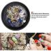 Manicure Crystal Decoration Colorful Fake Pearl Gems Jewelry Bottom Nail Art Glitter Rhinestones Manicure DIY Decoration Accessories Multi-size (Blue) - Buy Online on GoSupps.com