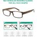 Eyekepper Spring Hinge Striped Reading Glasses for Men - 3 Pairs (Brown Stripe +3.00) - Stylish All Clear Lens - Buy Online on GoSupps.com