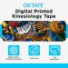 OK TAPE Hypoallergenic Digital Printed Kinesiology Tape - 2 Rolls | 2in x 16.4ft Elastic Sports Athletic Tape for DIY Use - Buy Online on GoSupps.com
