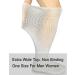 MOLAX Extra Width Diabetic Socks for Lymphedema and Bariatric Swollen Feet - 2 Pairs White Knee-High Socks - Buy Online on GoSupps.com