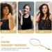 Minkissy Vintage Lighted Makeup Mirror - Portable Golden Hand Mirror for Women - Buy Online on GoSupps.com