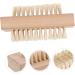SKISUNO Wooden Nail Cleaning Brush Fingernail Cleaner Wood Nail Brush Wood Fingernail Scrubbing Brush Bristle Nail Scrubber Tool Hard Bristle Nail One Double Sided Wood Tools Bamboo Miss - Buy Online on GoSupps.com