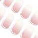 DANNI & TONI Semi Cured Gel Nail Strips - Translucent Pink Ombre Glitter Nail Stickers | 28 Gel Nail Wraps for Perfect Manicure | International Shipping Available - Buy Online on GoSupps.com