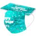 2021 Happy New Years Print Adult Disposable Christmas Facemask 3Ply Breathable Cloth Face_Masks 10PCS - Fits Men and Women Green-10pc - Buy Online on GoSupps.com