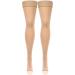 Truform Women's Compression Stockings 20-30 mmHg - Thigh High Open Toe Opaque Medium Beige - 1 Pair - Buy Online on GoSupps.com