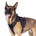 OneTigris Tactical Dog Vest Service Dog Harness MOLLE Dog Training Harness 1000D Nylon (L Black) L Black