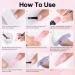Morovan Poly Gel Nail Kit with Lamp and Drill - Complete Professional Set for Beginners with 48W Light and Electric Nail Drill - Buy Online on GoSupps.com