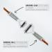 Slit Ear Sub Fur Brush for Dogs Cats & Horses - Ideal Pet Grooming Tool for Central to Long Hair Breeds - Comb for Knot & Feast Removal - Buy Online on GoSupps.com