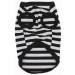 Lovely LOPHIPETS 100% Cotton Striped Dog Shirt-Black & Gray Stripes, XXS for Chihuahua & Small Dogs (0.5-1.2 lbs) - Buy Online on GoSupps.com