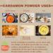 Organic Cardamom Powder - USDA Certified, Non-GMO, Gluten-Free - 4oz Resealable Pack - Freshens Breath - 20 Servings - 113g - Buy Online on GoSupps.com