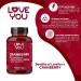 Love You Cranberry 60:1 Extract + Organic Apple Cider Vinegar Max Strength 36,200 mg Equivalent 120 Vegan Capsules Urinary Tract & Digestive Support - Buy Online on GoSupps.com