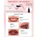 Buy Lip Stain Marker Pen - Longlasting Waterproof Matte Lip Tint & Liner in Brown & Pink | Perfect Gift for Women - Buy Online on GoSupps.com
