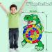 Large Dinosaur Dart Board for Kids - Indoor/Outdoor Party Game with 16 Sticky Balls - Cartoon Animal Toys for Boys & Girls 3-10 Years - Buy Online on GoSupps.com