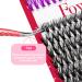 Buy Colored Cluster Lashes - Individual D Curl Eyelash Extensions for DIY Halloween & Cosplay - Soft Wispy Pink False Eyelashes (40D-D-14 9-16mm - Buy Online on GoSupps.com