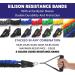 EILISON Resistance Band Kit - 13-Piece Stackable Set for Safe and Effective Workouts | Heavy Duty Protective Sleeves, Anti-Slip Foam Handles, Door Anchor, Ankle Strap | Ideal for Men and Women - Buy Online on GoSupps.com