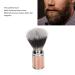 Premium Rose Gold Shaving Brush | Nylon Beard Brush with Curved Handle & Synthetic Foam - International Shipping - Buy Online on GoSupps.com