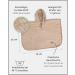 ULLENBOOM BADEPONCHO BABILY | 100% Cotton Terry Baby Bath Towel & Robe (1-3 Years) | Oeko-Tex Certified | Made in EU - Buy Online on GoSupps.com