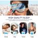 Light Blocking Sleep Mask | Flying Stork Newborn Baby Eye Mask - Adjustable Soft Blindfold for Men & Women | Ideal for Travel Work and Naps - Buy Online on GoSupps.com