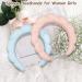 2Pcs Spa Headband for Women - Terry Cloth Makeup Headband for Face Washing, Yoga, Shower - Pink Blue Head Wraps Hair Accessory - Buy Online on GoSupps.com