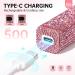 Buy Handheld UV Light for Gel Nails - Mini 3W Portable LED Lamp Cordless & Rechargeable for Fast Curing | Home DIY Manicure in Pink Diamond - Buy Online on GoSupps.com