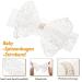 Baby Girl Hair Band - White Bowknot Headband for Infants | Soft & Stylish Hair Tie for Children - Buy Online on GoSupps.com