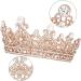 Vofler Rose Gold Crown Tiara for Women Queen - Rose Gold - Buy Online on GoSupps.com