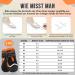 Slowton Dog Shoes - Breathable Protective Boots for Small Medium & Large Dogs | Non-Slip Sole & Adjustable Reflective Velcro | Size 6 (Width 6.5 cm) - Buy Online on GoSupps.com