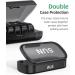 PULIV XL Weekly Pill Organizer - Extra Large 7 Compartment Travel Pill Box | Dual Protection for Medicines Vitamins and Supplements (Black - Buy Online on GoSupps.com