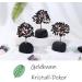 Xiannvxi Obsidian Crystal Money Tree Feng Shui Tree of Life Decoration | Natural Gemstones Bonsai Home Decor - Buy Online on GoSupps.com