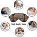 Buy Medallion Multi Print Unisex Sleep Eye Mask - Soft Comfort Eye Shade for Travel Yoga & Shift Work - Black - Buy Online on GoSupps.com