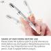 Long-Lasting Waterproof Eyebrow Pencil - 4 Fork Tip Design for Perfect Stereoscopic Eye Makeup | Dark Brown | International Shipping Available - Buy Online on GoSupps.com