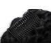 Dark Black Messy Curly Wavy Hair Extensions Bun Piece Up Do Drawstring Ponytail Clip in Comb Chignon - Buy Online on GoSupps.com