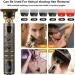 Professional Hair Finishing Trimmer with 6 Comb Beard Trimmer Men's Electric Trim Razor Beard Trimmer with LED Display and USB Rechargeable Contour Trimmer T-Blade Clippers Grooming Kit(Gold) - Buy Online on GoSupps.com