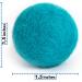 MEOWFIA Wool Ball Toys - 6-Pack Safe for Cats and Small Dogs - Felted Wool Cat Toy, Aquamarine - 1.5 & 2 - Buy Online on GoSupps.com
