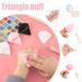 Pimoys 9-Piece Triangle Powder Puff Set - Soft Velour Makeup Sponges for Flawless Makeup Application - Buy Online on GoSupps.com