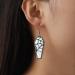 Feylie Halloween Acrylic Spider Web Dangle Earrings | Lightweight Coffin Shape Jewelry Gift - Fun Red Statement Earrings - Buy Online on GoSupps.com