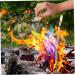 Lurrose Outdoor Fireplace 15 Packs Campfire Powder Metal Powder Fireplace Packets Pit Colorful Party Supplies Mineral Powder - Buy Online on GoSupps.com